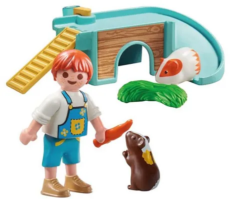 Junge mit Meerschweinchen - 71746 | PLAYMOBIL®