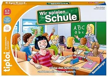 Ravensburger tiptoi Game - 00123 We Play School - Game from 5 Years for 1-4 Players, Interactively Experience a Full Day of School: Amazon.de: Toys
