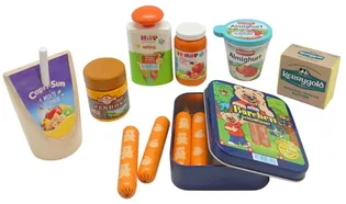 Kaufladenzubehör - Großes Kaufladenset aus Holz