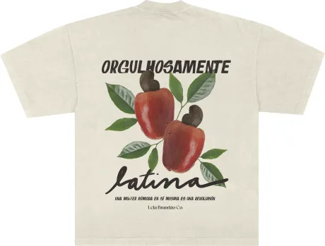 camisetão orgulhosamente latina - Lela Brandão Co.