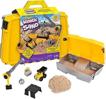 Kinetic Sand Construction Site Suitcase with 907 g Kinetic Sand: Amazon.de: Toys