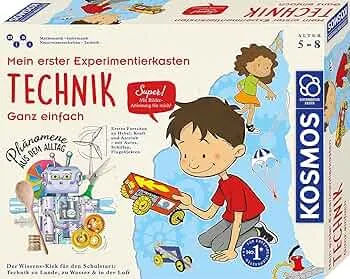 KOSMOS 602291 Mein erster Experimentierkasten Technik - ganz einfach, Spielerische Experimente für kleine Forscher, Experimentierkasten für Kinder ab 5-8 Jahre: Amazon.de: Spielzeug