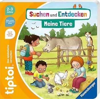 tiptoi® Suchen und Entdecken: Meine Tiere, Tierbuch mit Geräuschen und Liedern : Grimm, Sandra, Reckers, Sandra: Amazon.de: Bücher
