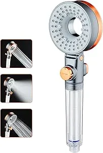 Shower Head with Filter, Anti-Limescale 3 Types of Jet, High Pressure, Pressurised Shower, Spa, Water Saving : Amazon.it: DIY & Tools