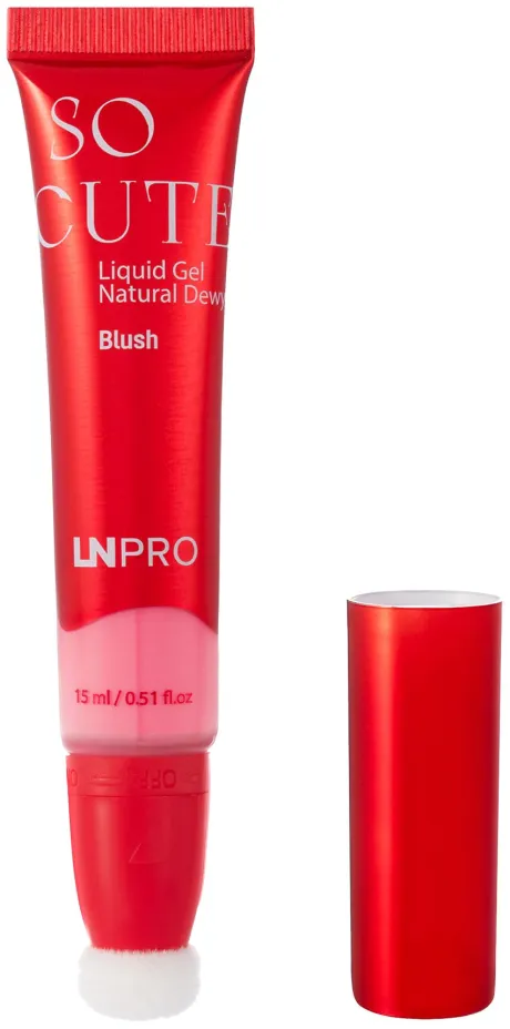 Рідкі гелеві рум'яна для обличчя LN Pro So Cute Natural Dewy Blush, 15 мл — купити на ▷ EVA.UA - гіпермаркет краси