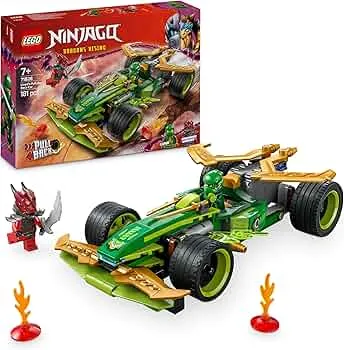 LEGO NINJAGO Lloyds Actionflitzer - Auto Bauspielzeug mit 2 Minifiguren für Rollenspiele, baubares Spielzeugauto für Kinder - Geschenk für Jungen und Mädchen ab 7 Jahren 71828: Amazon.de: Spielzeug
