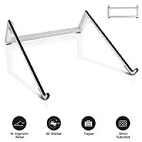 Mayday Laptop Ständer Faltbar, Update Notebook Halterung Tragbar MacBook Halter Leicht für Tablet/Computer Klappbar in Büro/Reisen/Camping Neu Silber: Amazon.de: Küche & Haushalt