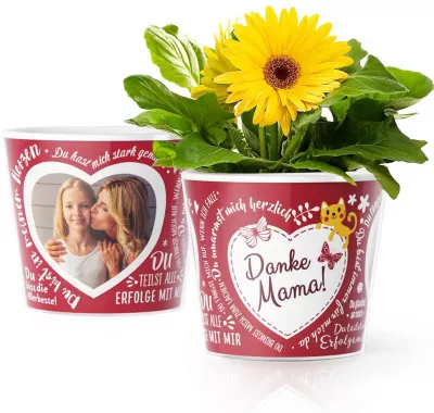 Muttertag Blumentopf - Geschenkfuchs