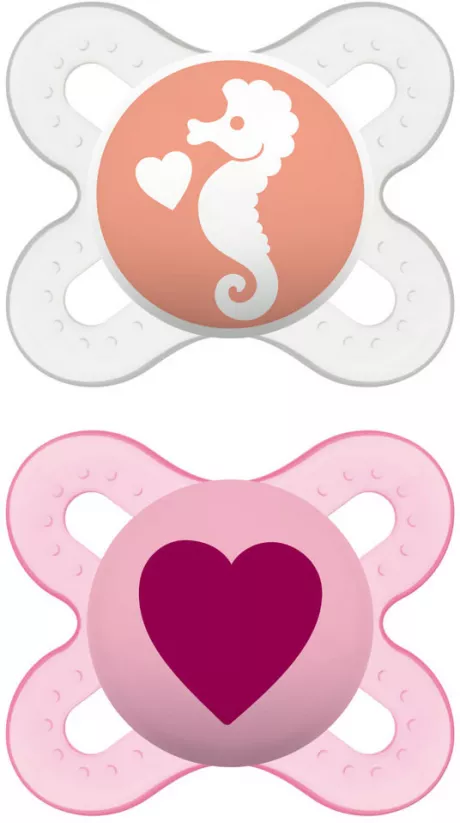 MAM Start Deep Sea - Farbe: Quartz Rose & Opaque | Material des Saugers: Silikon